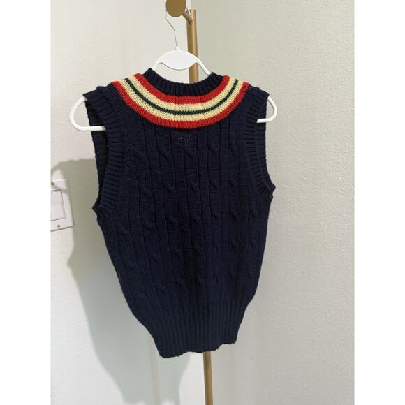 Ralph Lauren Men's Navy Sweater Vest - Picture 2 of 5